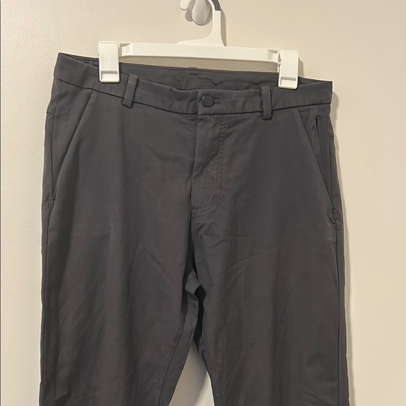 Men’s Lululemon ABC Pants Dark Gray Size 34 x 33 - Picture 1 of 5